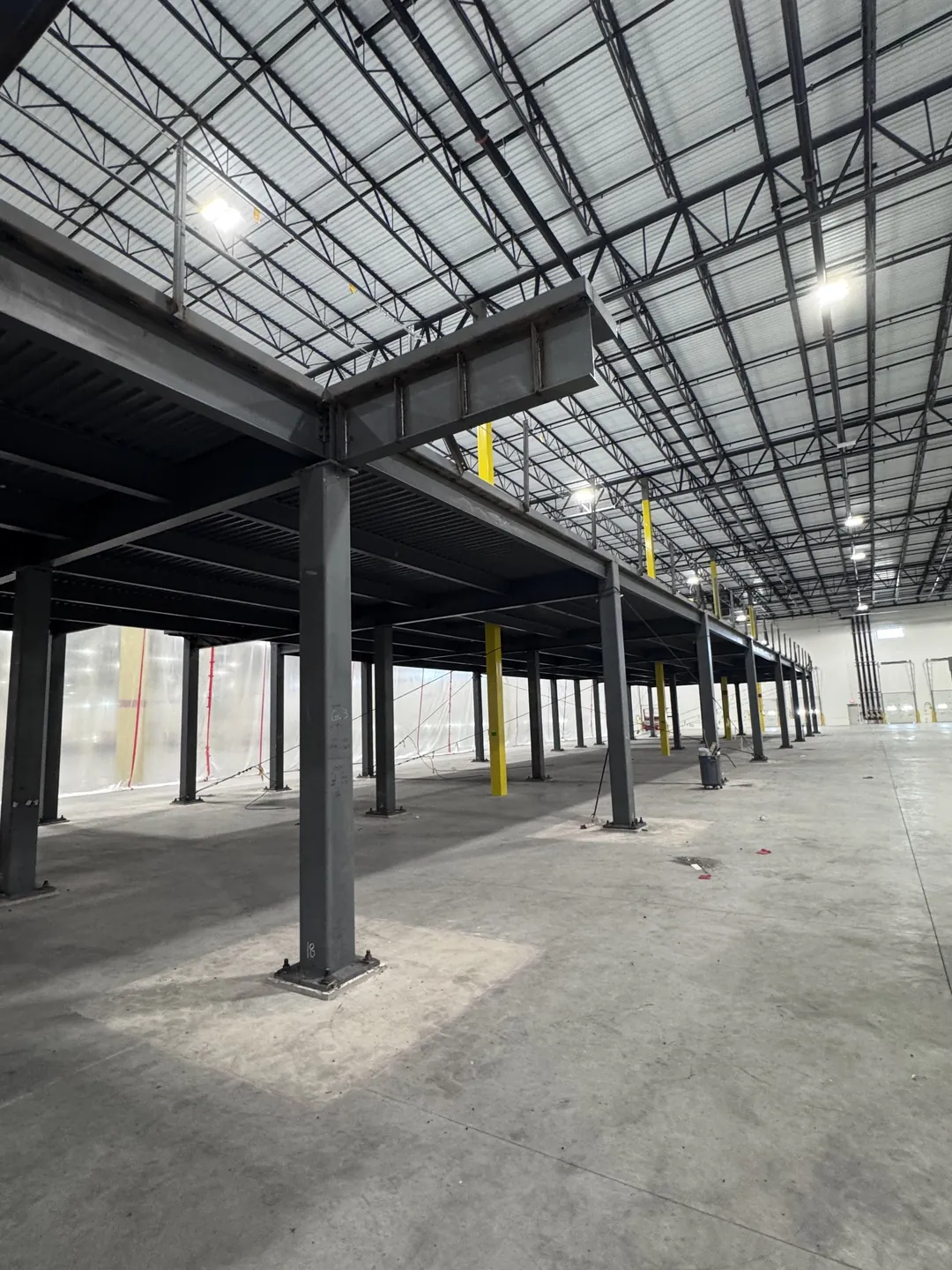 Project Maverick: looking down the mezzanine column line